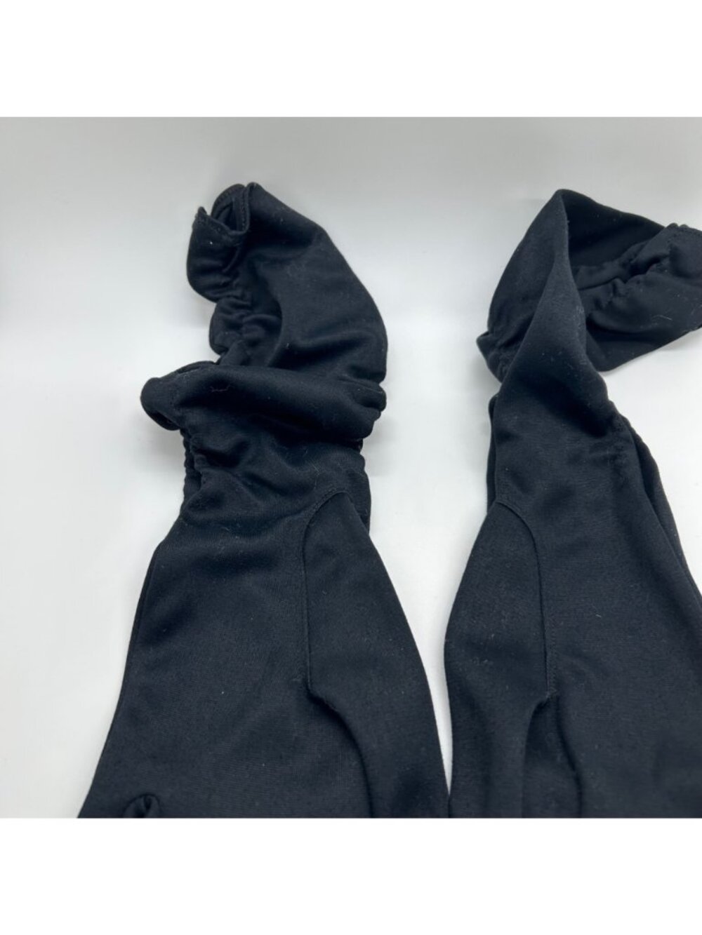 Vintage Black Opera Gloves Elbow Length Evening Wear Max Mayer West Germany SM - Picture 10 of 14